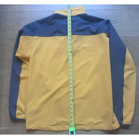 Columbia Omni Shield Jacket Men's Size Medium Full Zip Yellow Zip Pockets - Picture 7 of 8